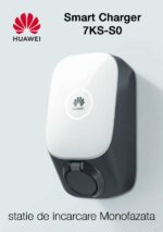 Statie de incarcare monofazata Huawei Smart Charger 7KS-S0 7.4kW-32A pentru autoturisme destinata este un încărcător inteligent EV pentru uz casnic.